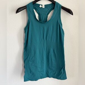Athleta Sleeveless Racer Back Athletic Fit Tank Top - Teal - Brand New - Size S